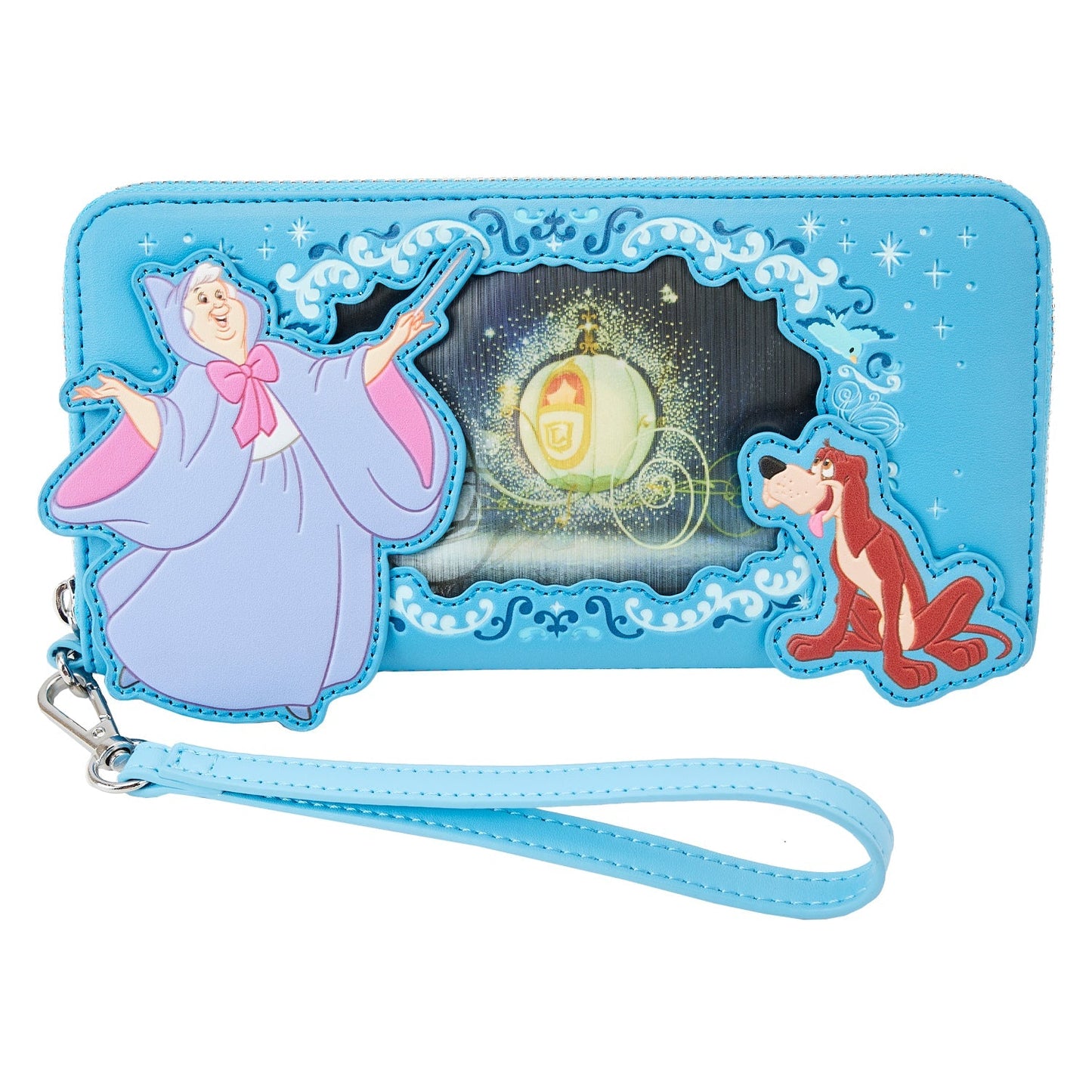 Loungefly Disney Princess Lenticular Series Zip-Around Wallet