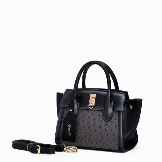 Croquilla Small Tote Handbag Black