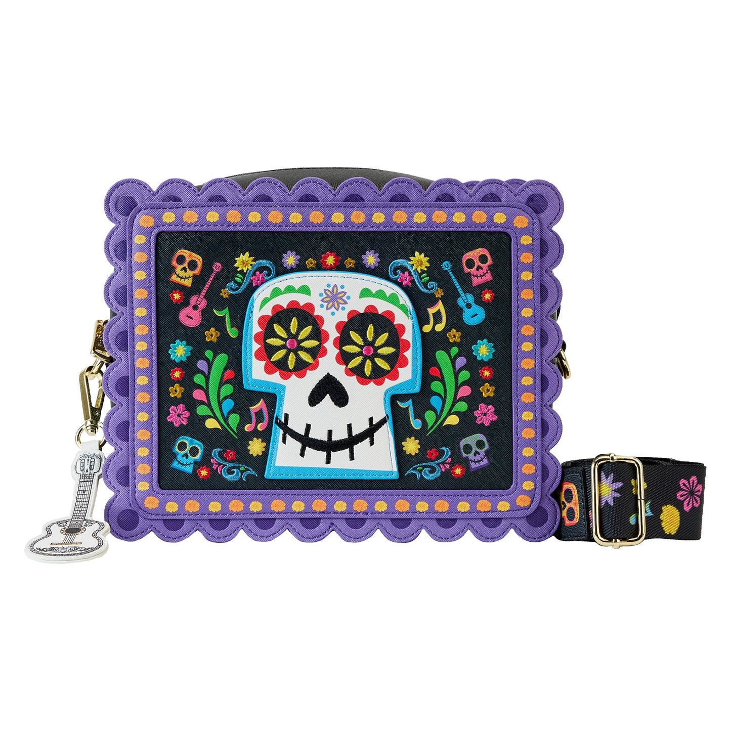 Loungefly Coco Miguel Calavera Floral Skull Crossbody Purse *PRE-ORDER ITEM*
