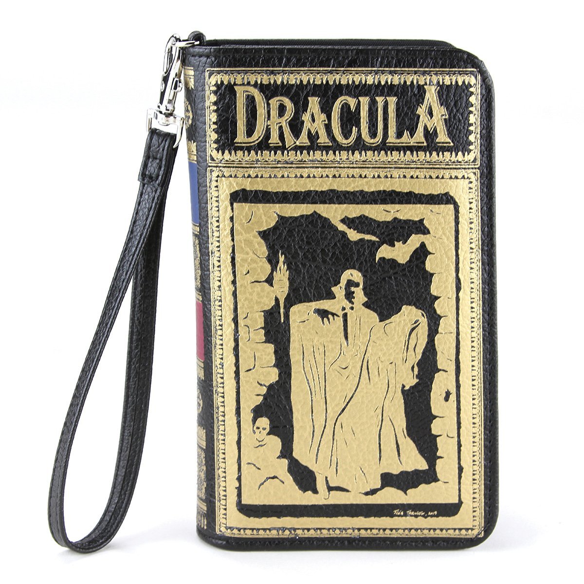 Dracula By: Bram Stoker Book Wallet With Wrist Strap