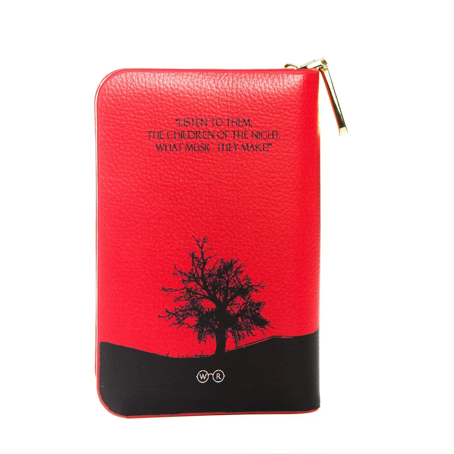 Well Read Dracula Moon Book Zip-Around Wallet