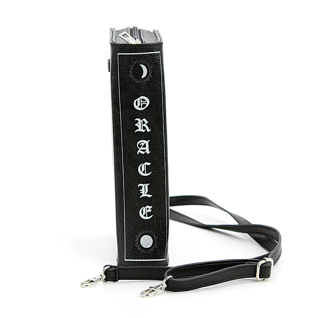 Tarot Card Book Clutch & Crossbody Purse Black