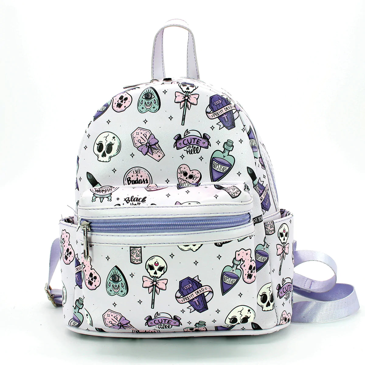 Spooky Girl Collage AOP Mini Backpack
