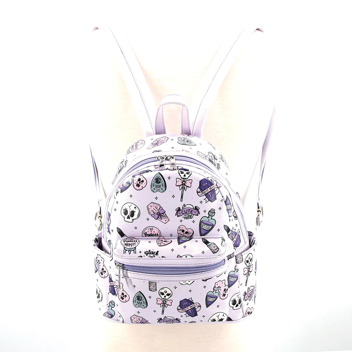Spooky Girl Collage AOP Mini Backpack
