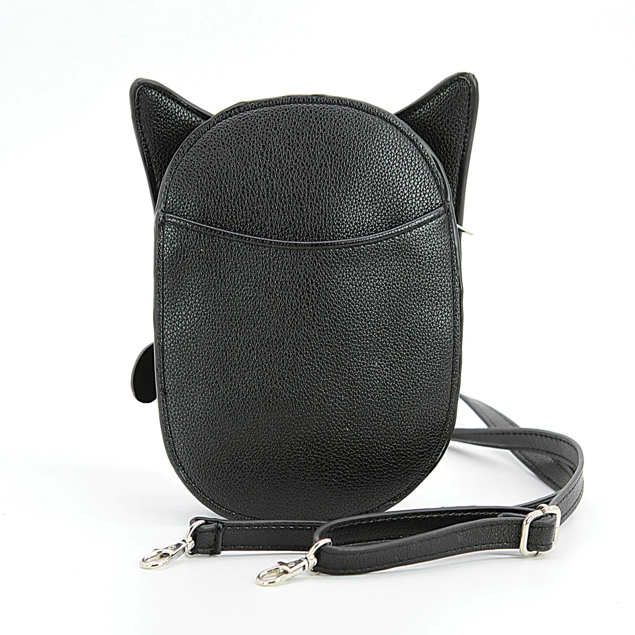 Floral Sugar Skull Cat Crossbody Purse