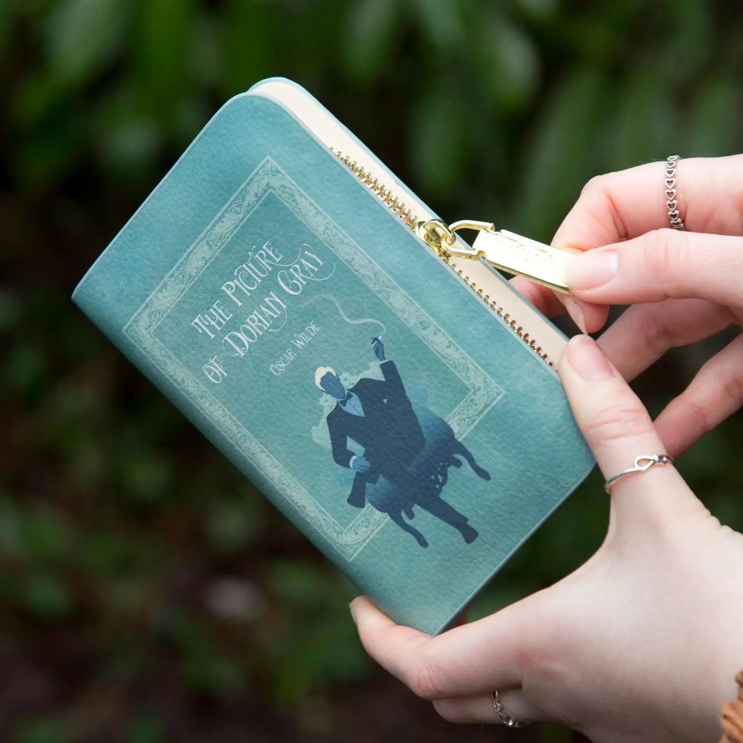 Well Read Picture Of Dorian Gray Book Zip Around Wallet