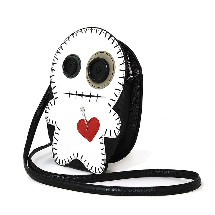 Stitched Voodoo Doll Crossbody Purse