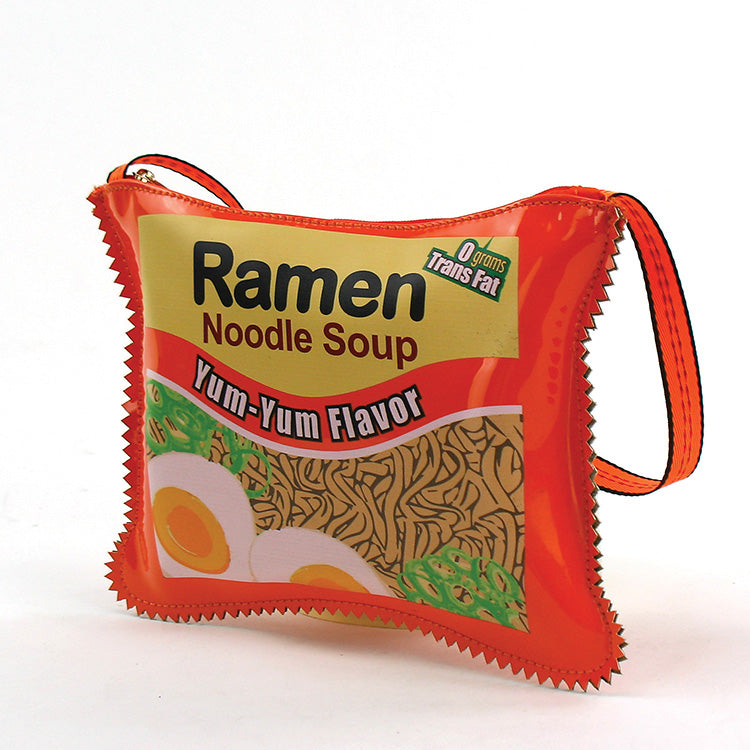 Ramen Instant Noodle Soup Crossbody Purse