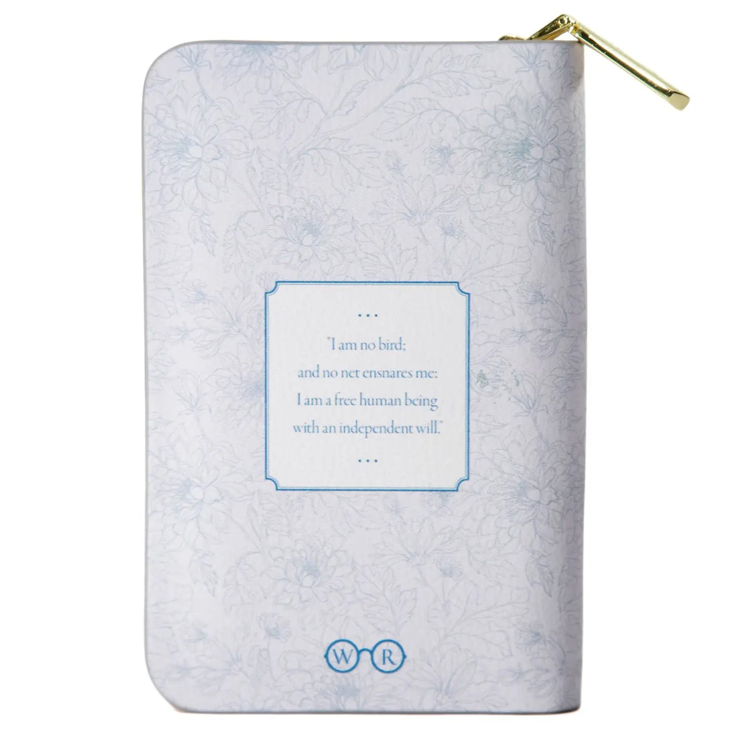 Well Read Jane Eyre Purple Book Zip-Around Wallet