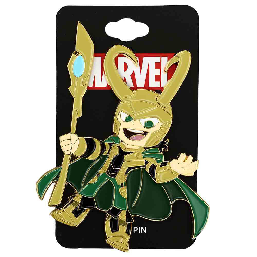 Bioworld Marvel Loki Chibi 3 in. Lapel Pin