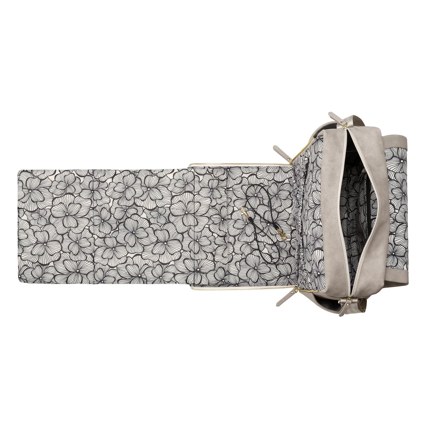 Petunia Pickle Bottom Boxy Backpack In Grey Matte Leatherette