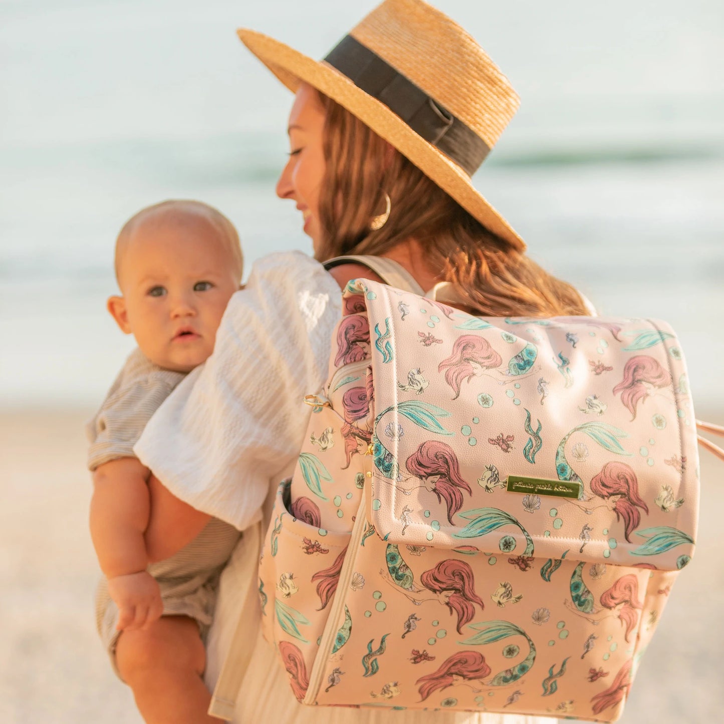 Petunia Pickle Bottom Boxy Backpack In Little Mermaid