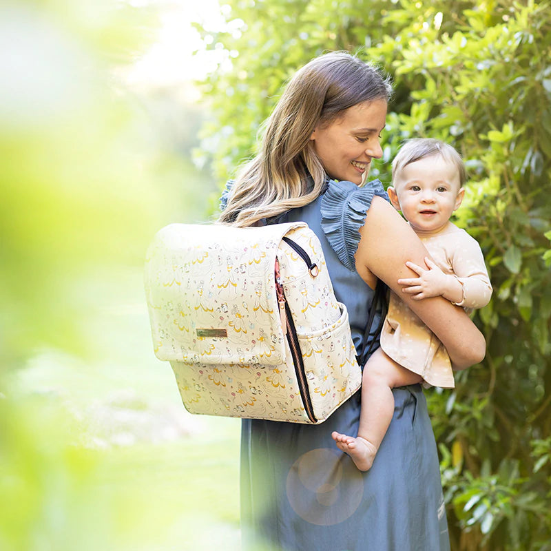 Petunia Pickle Bottom Boxy Backpack In Whimsical Belle