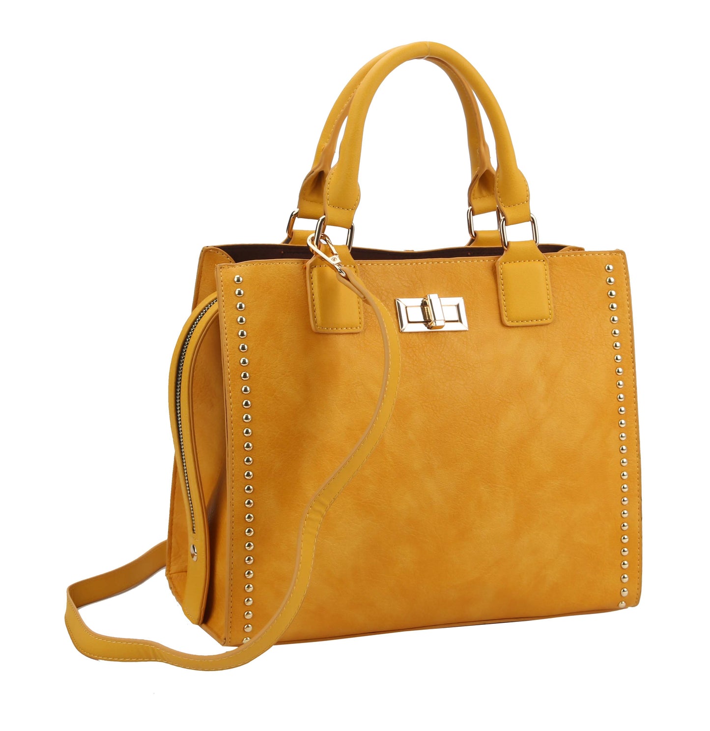 Berna Medium Handbag Mustard Yellow
