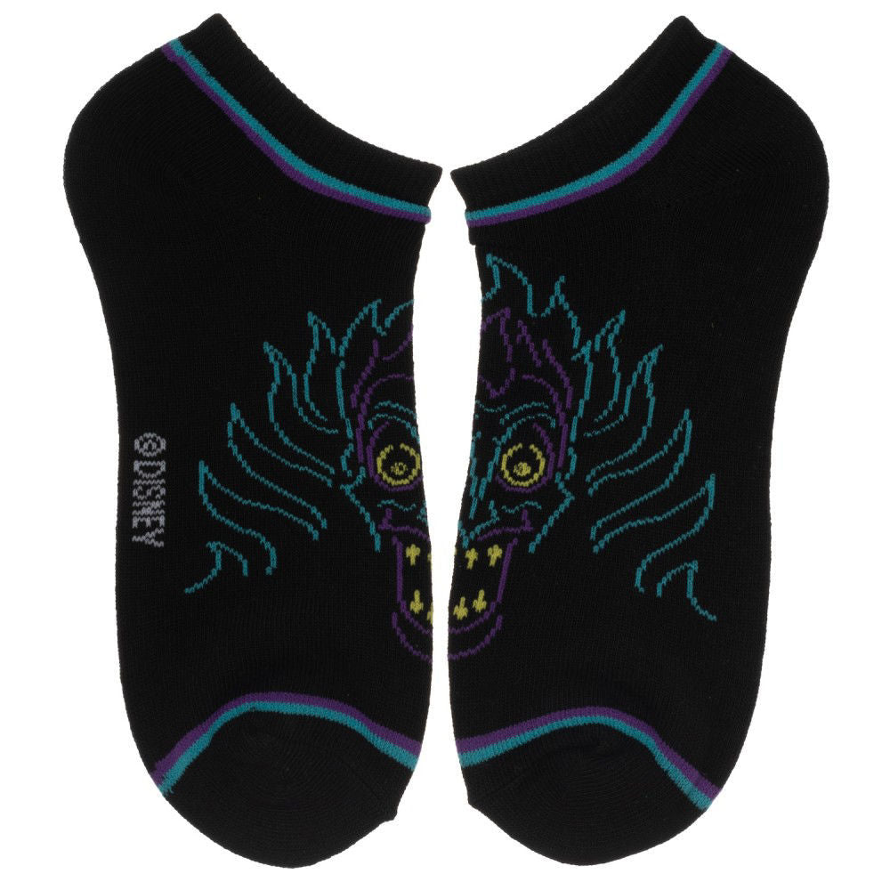 BioWorld Disney Villains 5 Pair Ankle Socks