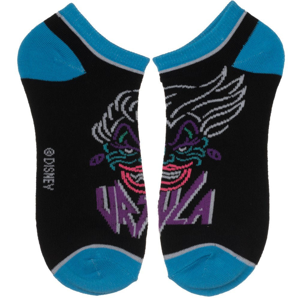 BioWorld Disney Villains 5 Pair Ankle Socks