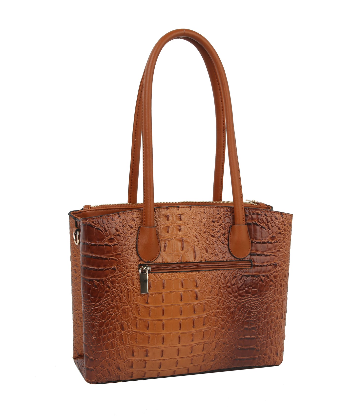 Neena Gator Medium Handbag Brown
