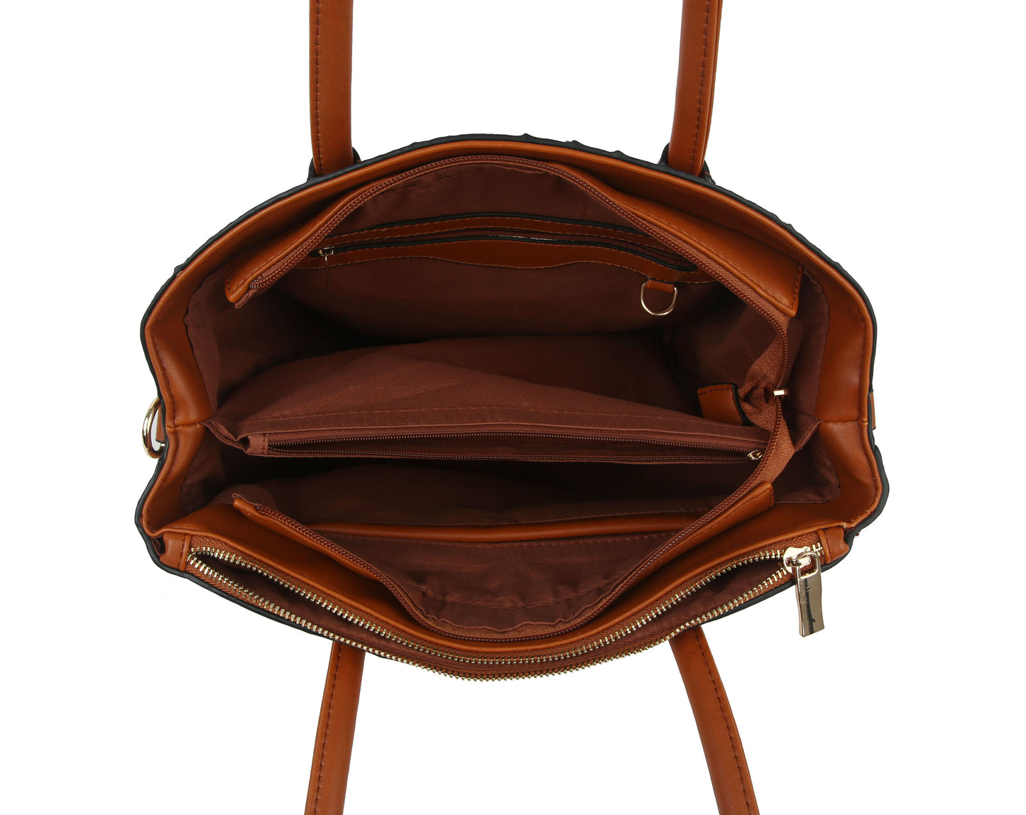 Neena Gator Medium Handbag Brown