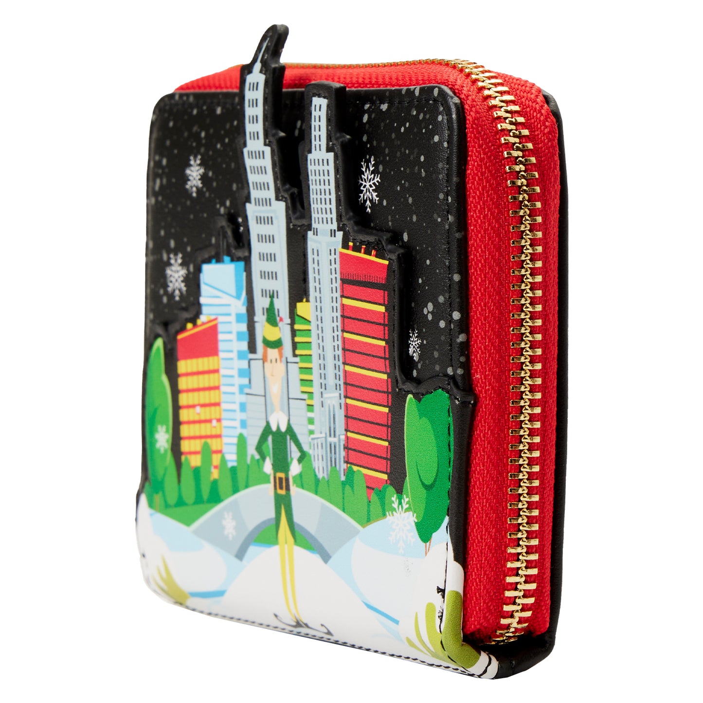 Loungefly Elf Buddy in Manhattan Zip Around Wallet