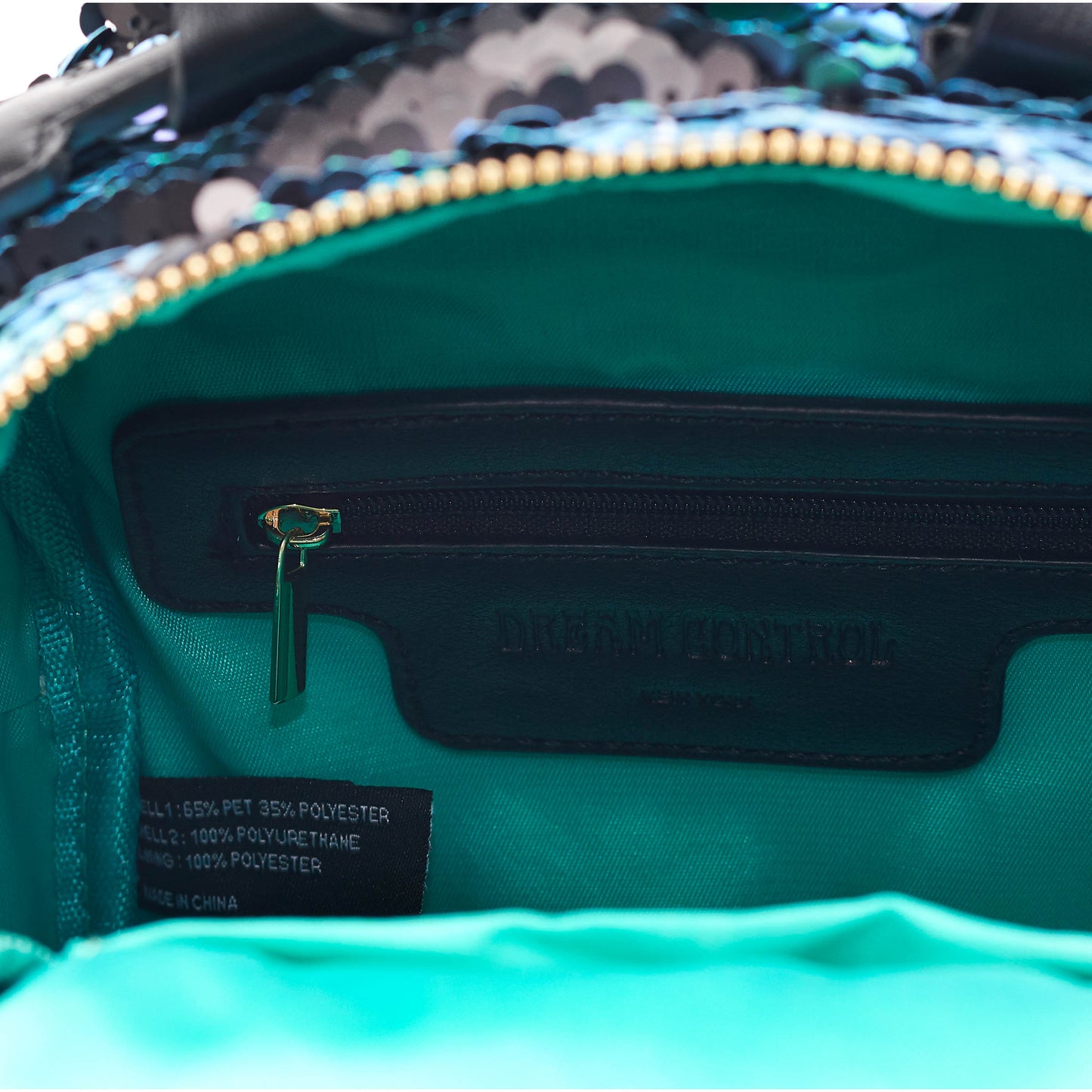 Sapphire Mini Backpack Purse Teal