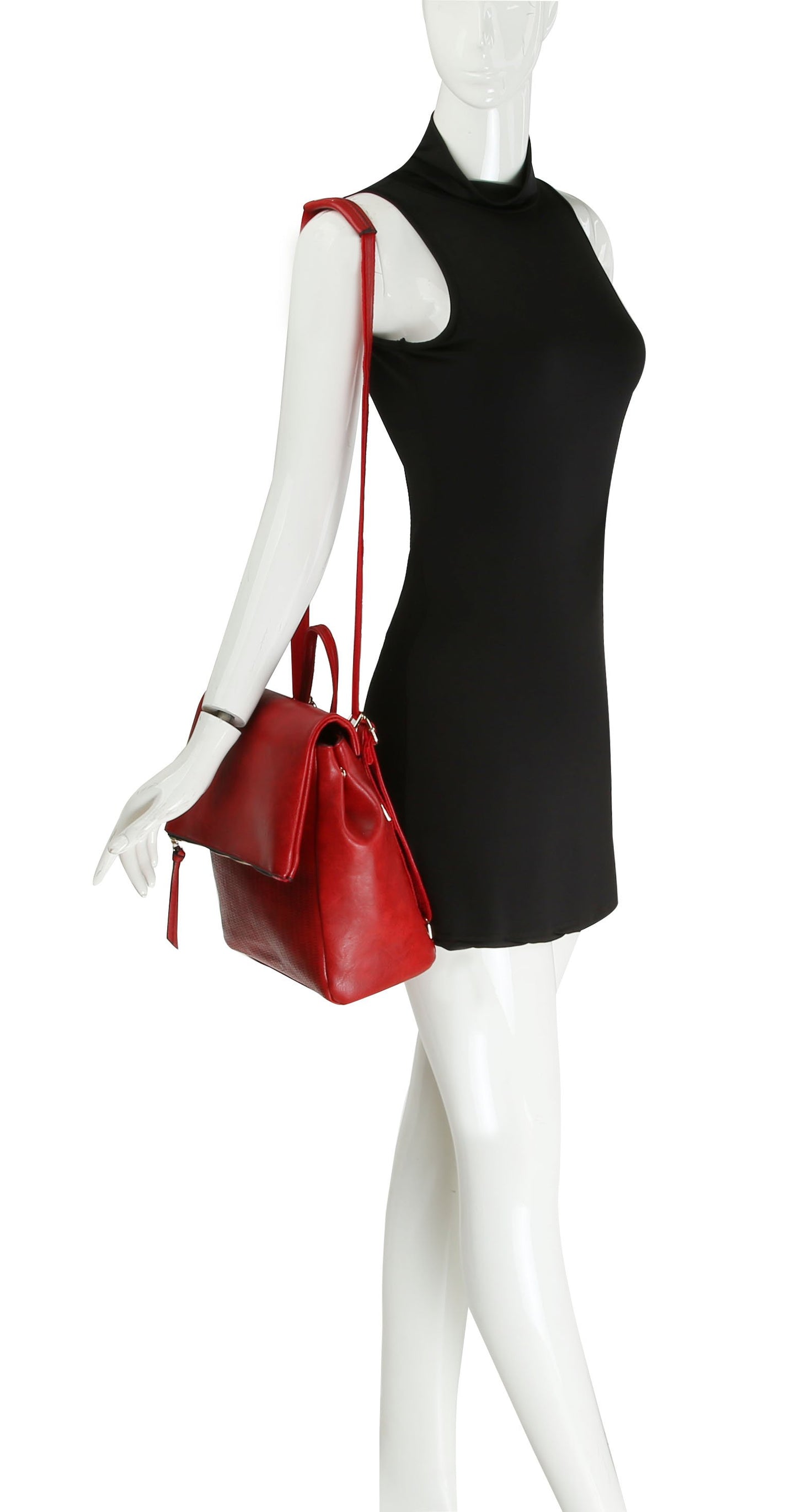 Barret Reversible Mini Backpack Red