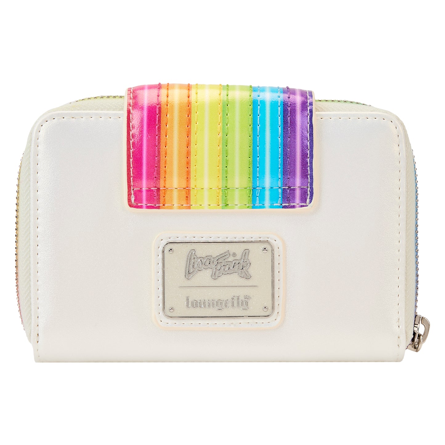 Loungefly Lisa Frank Rainbow Logo Zip-Around Wallet