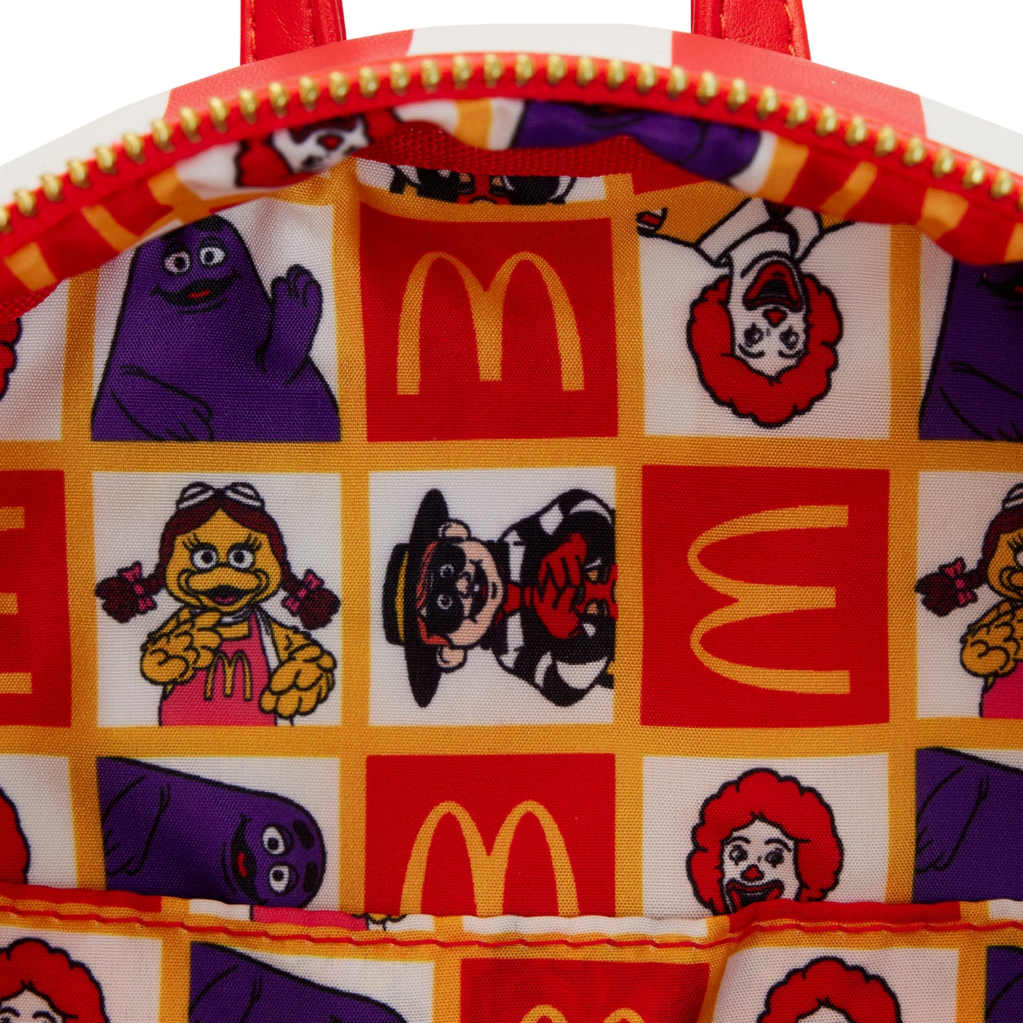 Loungefly McDonalds Ronald Cosplay Mini Backpack is