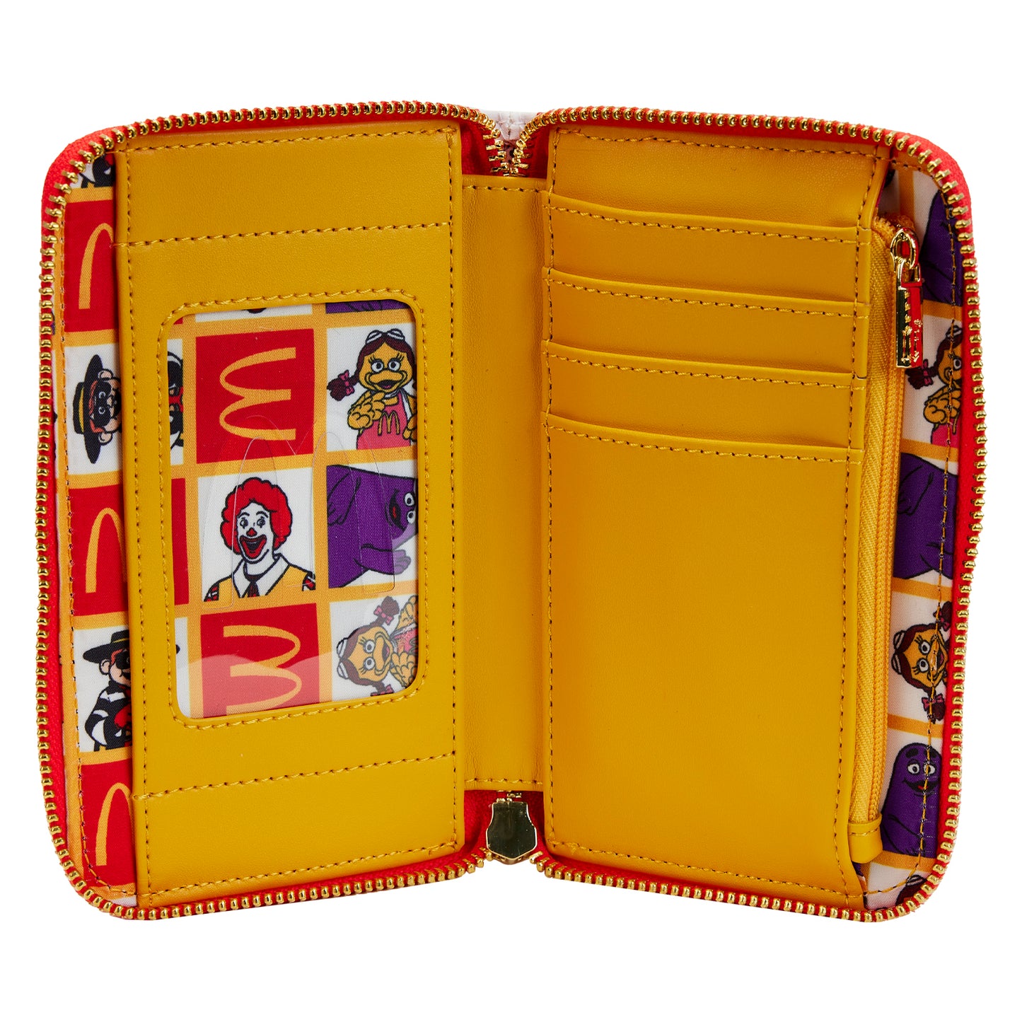 Loungefly McDonalds Ronald And Friend Zip-Around Wallet