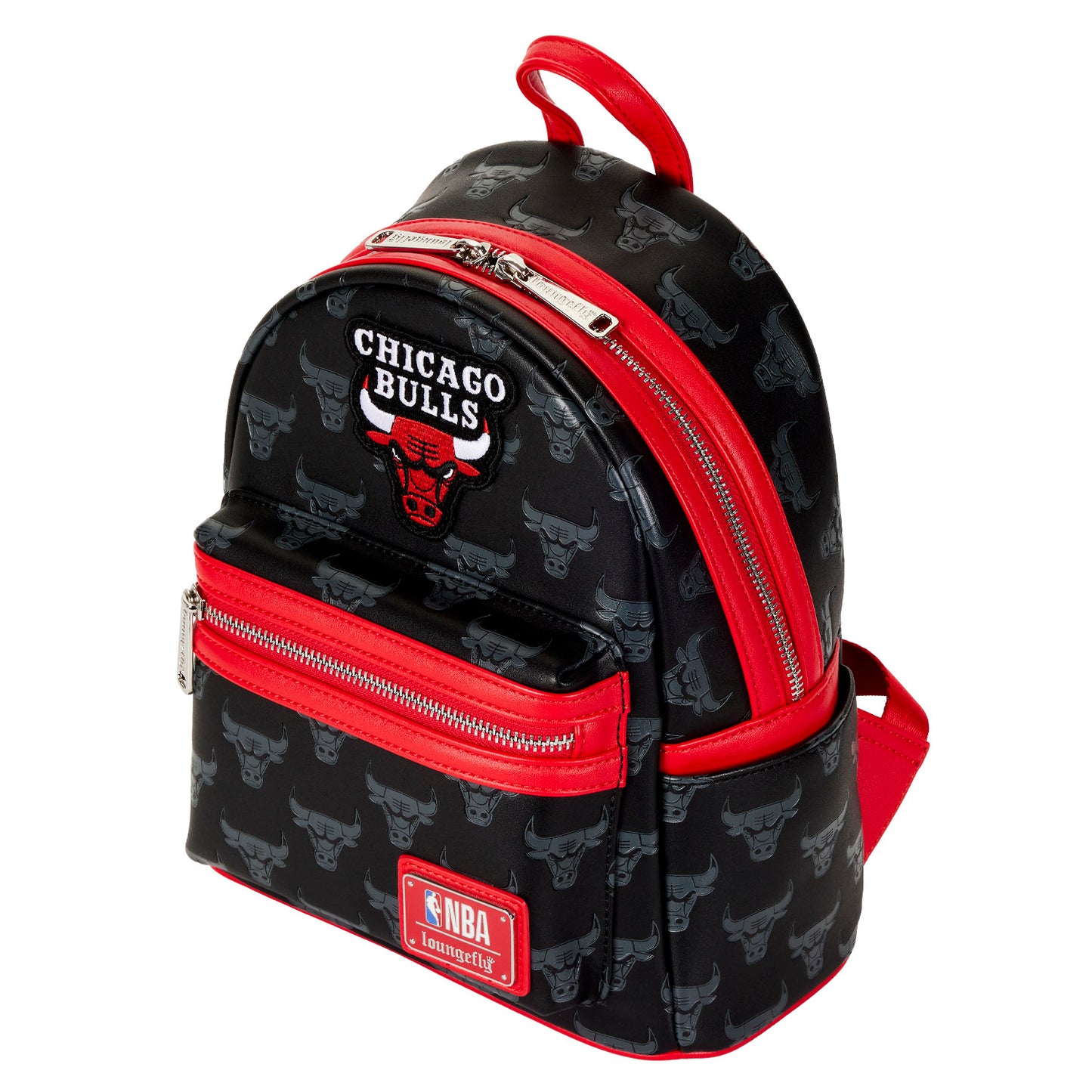 Loungefly NBA Chicago Bulls Debossed Logo Mini Backpack