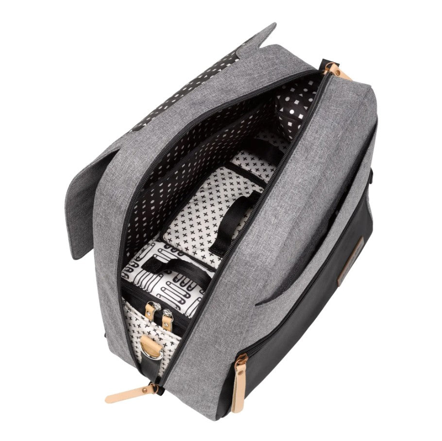 Petunia Pickle Bottom Meta Backpack In Graphite and Black