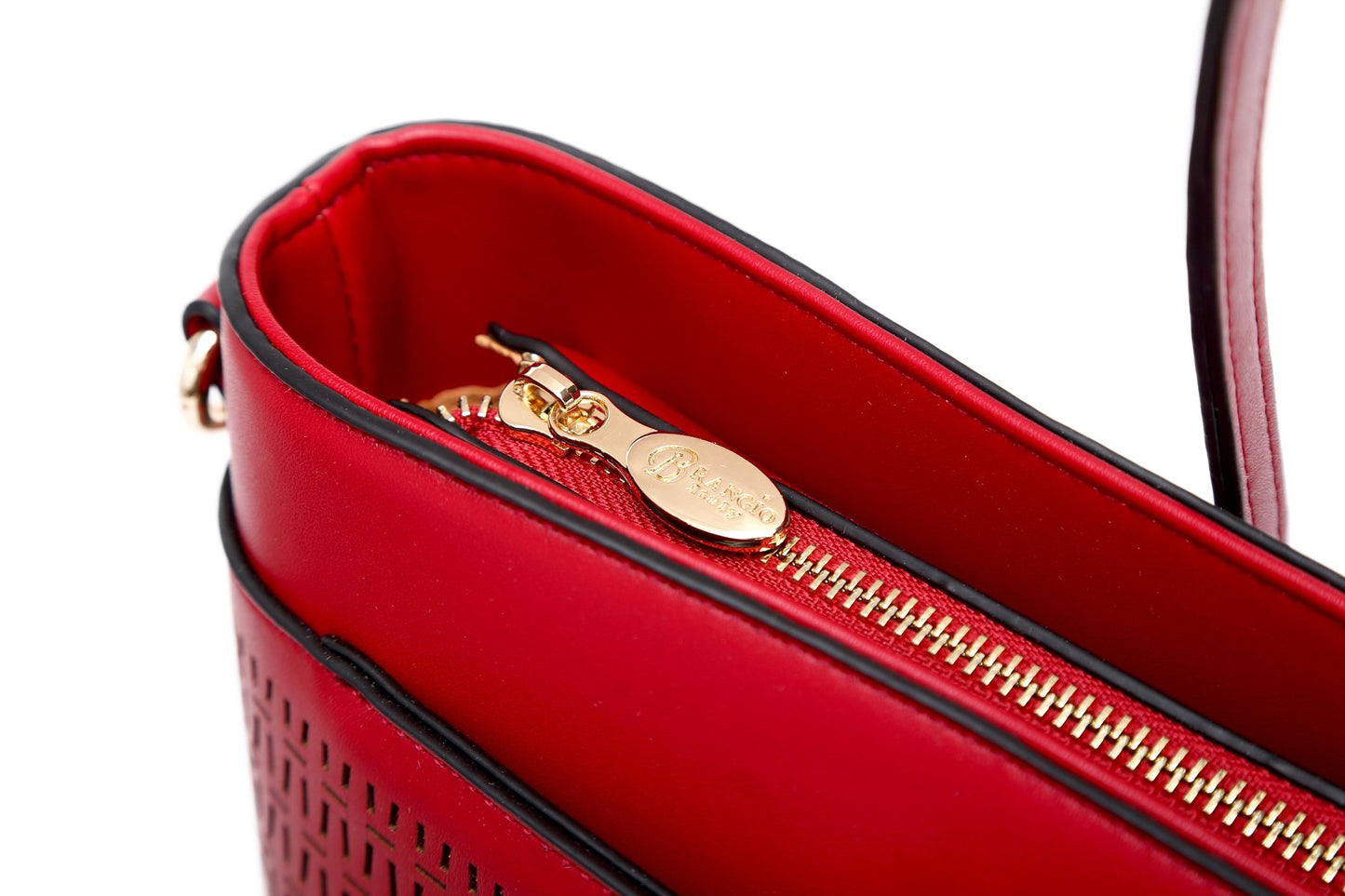 Sacred Love Crystal Large Tote Handbag Red