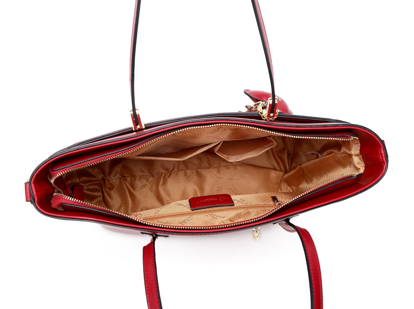 Sacred Love Crystal Large Tote Handbag Red