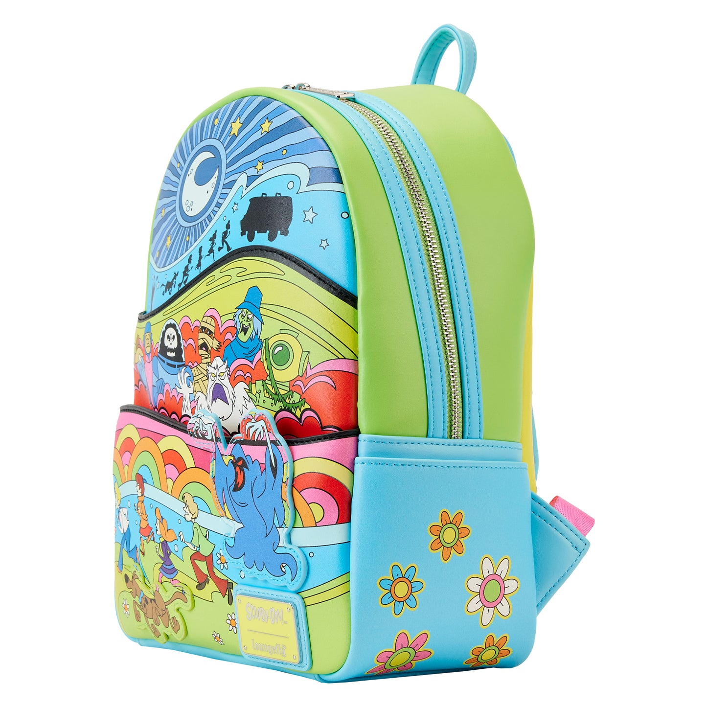 Loungefly Scooby Doo Psychedelic Monster Chase GITD Mini Backpack