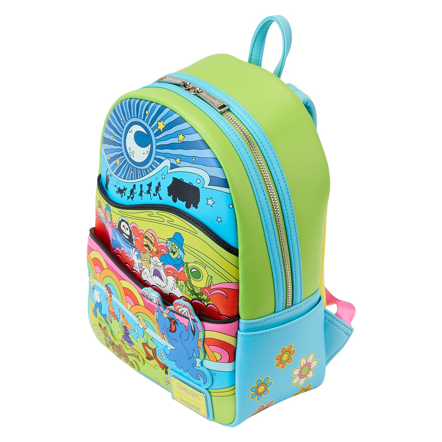 Loungefly Scooby Doo Psychedelic Monster Chase GITD Mini Backpack