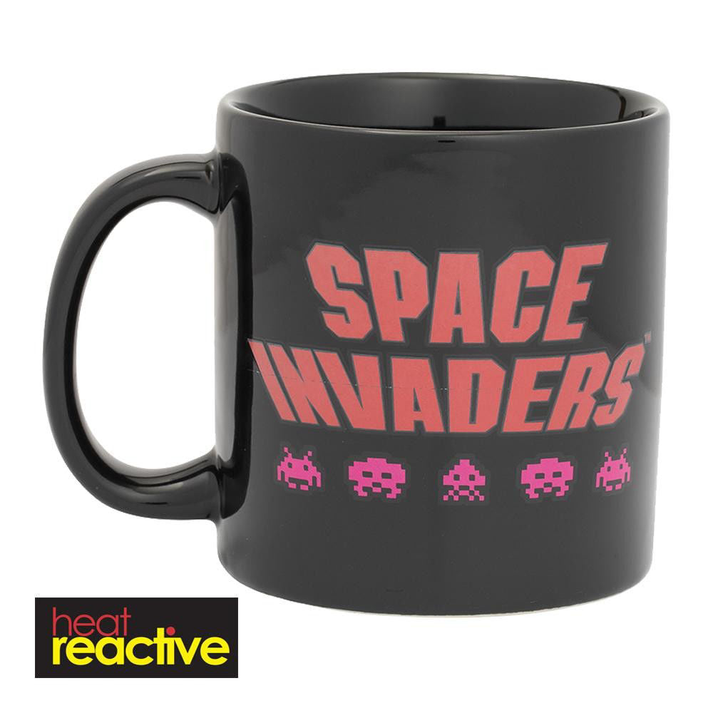 BioWorld Space Invaders 20 oz Heat Reactive Ceramic Mug