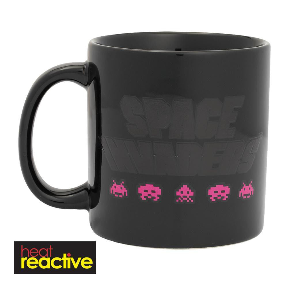 BioWorld Space Invaders 20 oz Heat Reactive Ceramic Mug