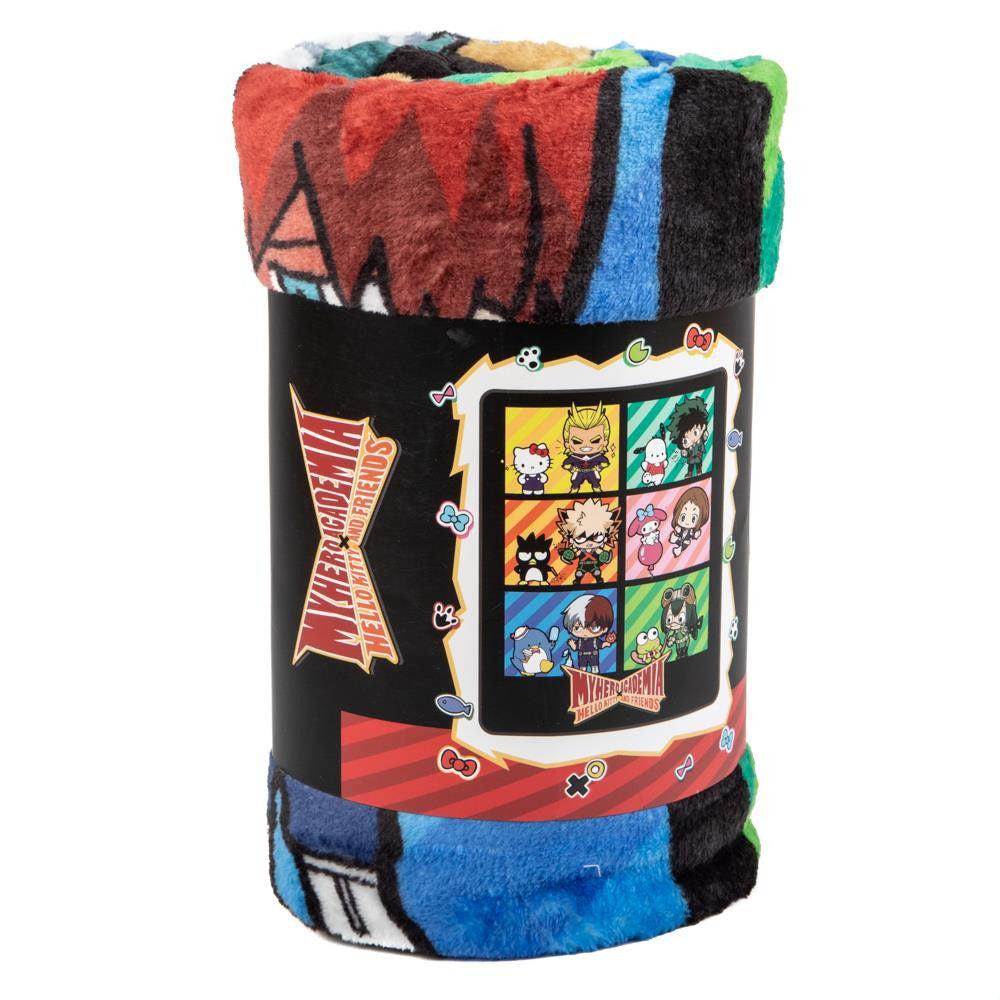 Bioworld Sanrio X My Hero Academia Fleece Throw