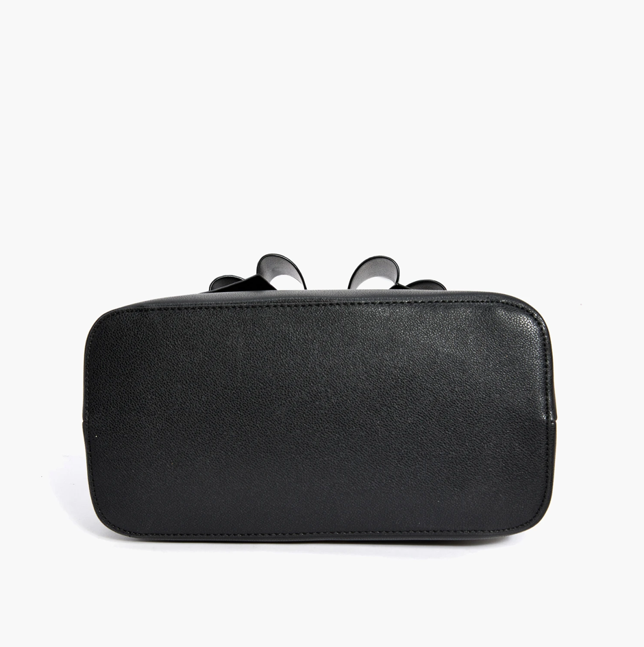 Helena Bowtie Medium Handbag Black