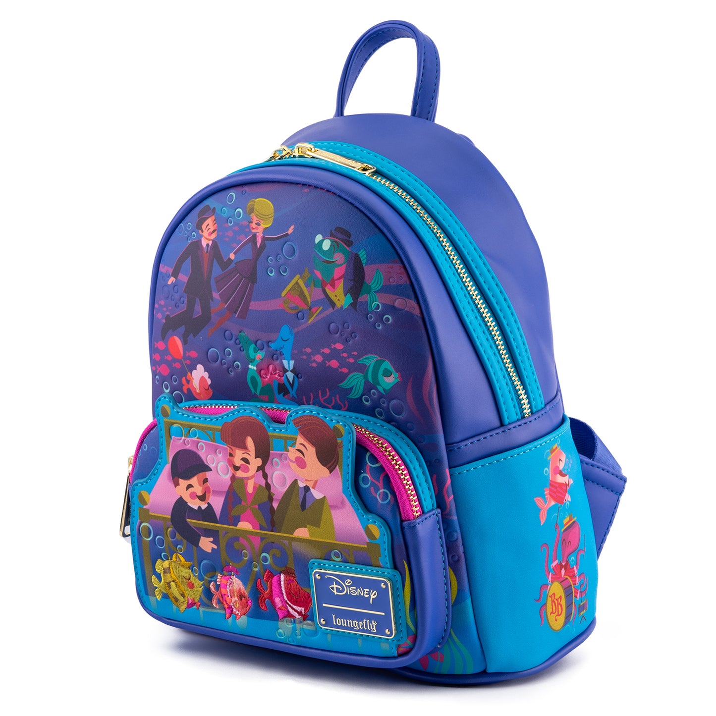 Loungefly Disney Bedknobs And Broomsticks Underwater Mini Backpack