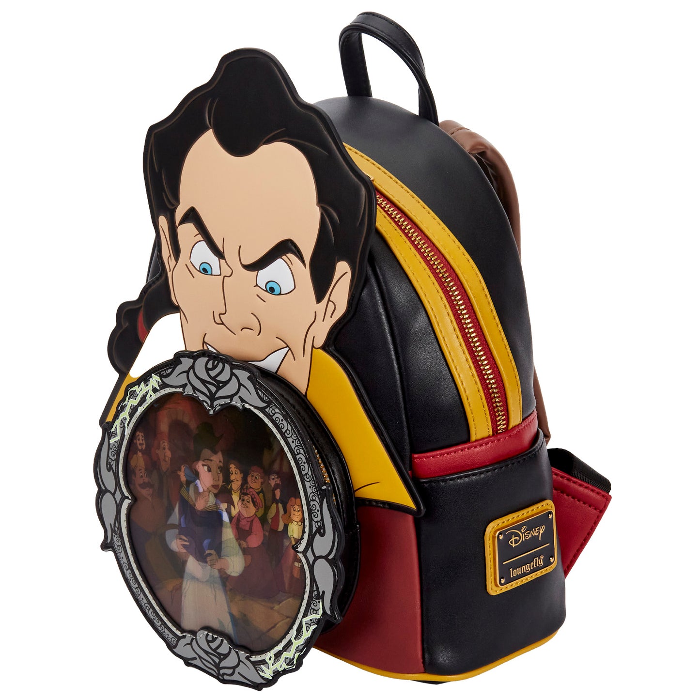 Loungefly Disney Villains Scene Gaston Mini Backpack