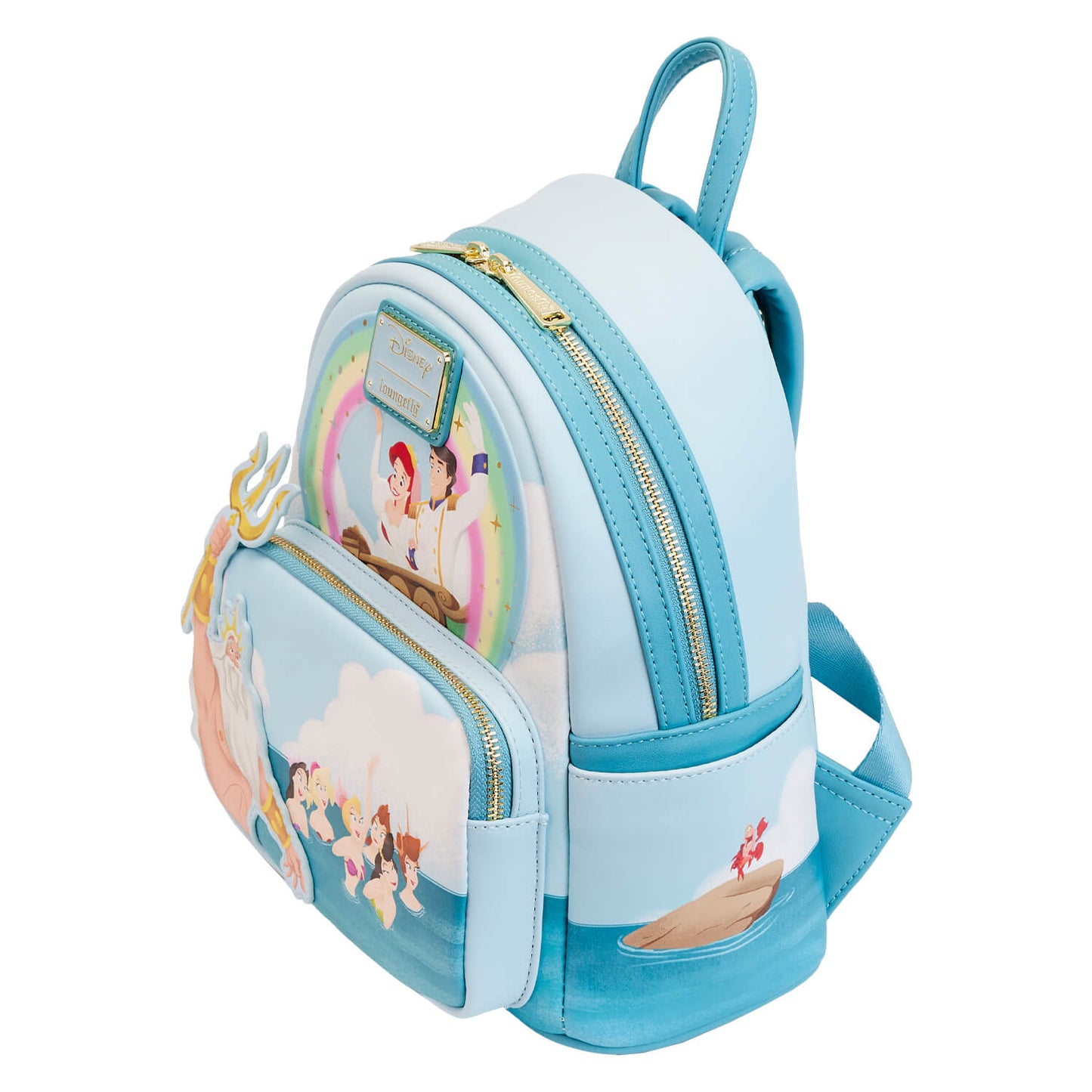 Loungefly Disney The Little Mermaid Triton's Gift Mini Backpack