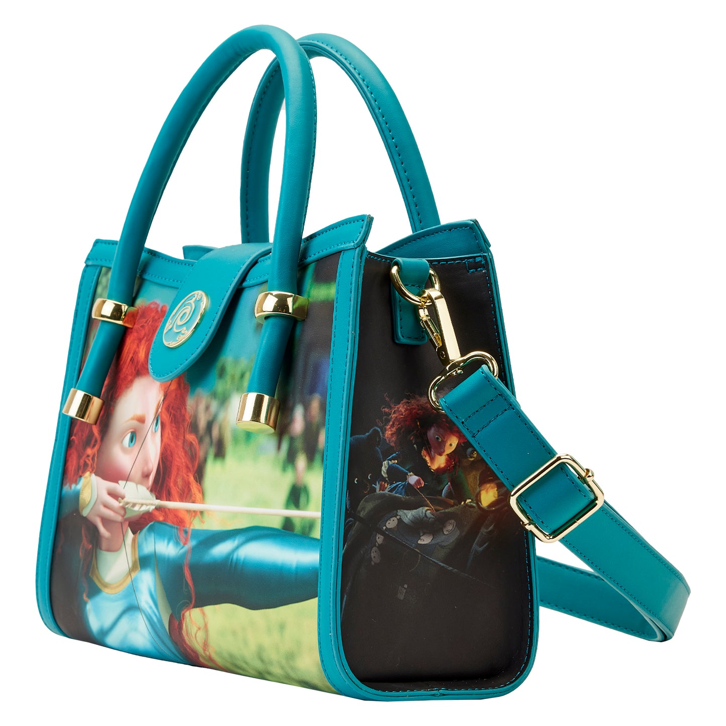 Loungefly Disney Brave Merida Scene Crossbody Purse