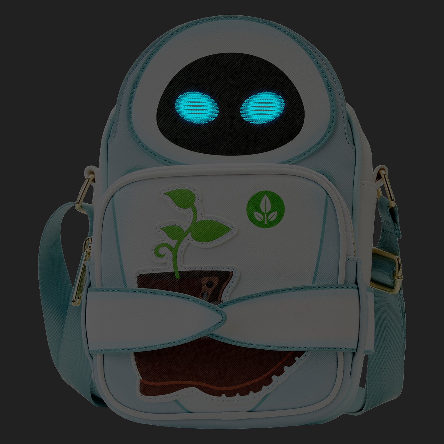 Loungefly Disney Pixar Moments Wall-E Date Night Crossbuddy Bag