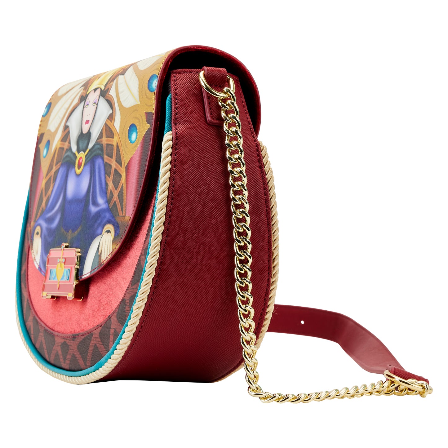 Loungefly Disney Snow White Evil Queen Throne Crossbody Purse