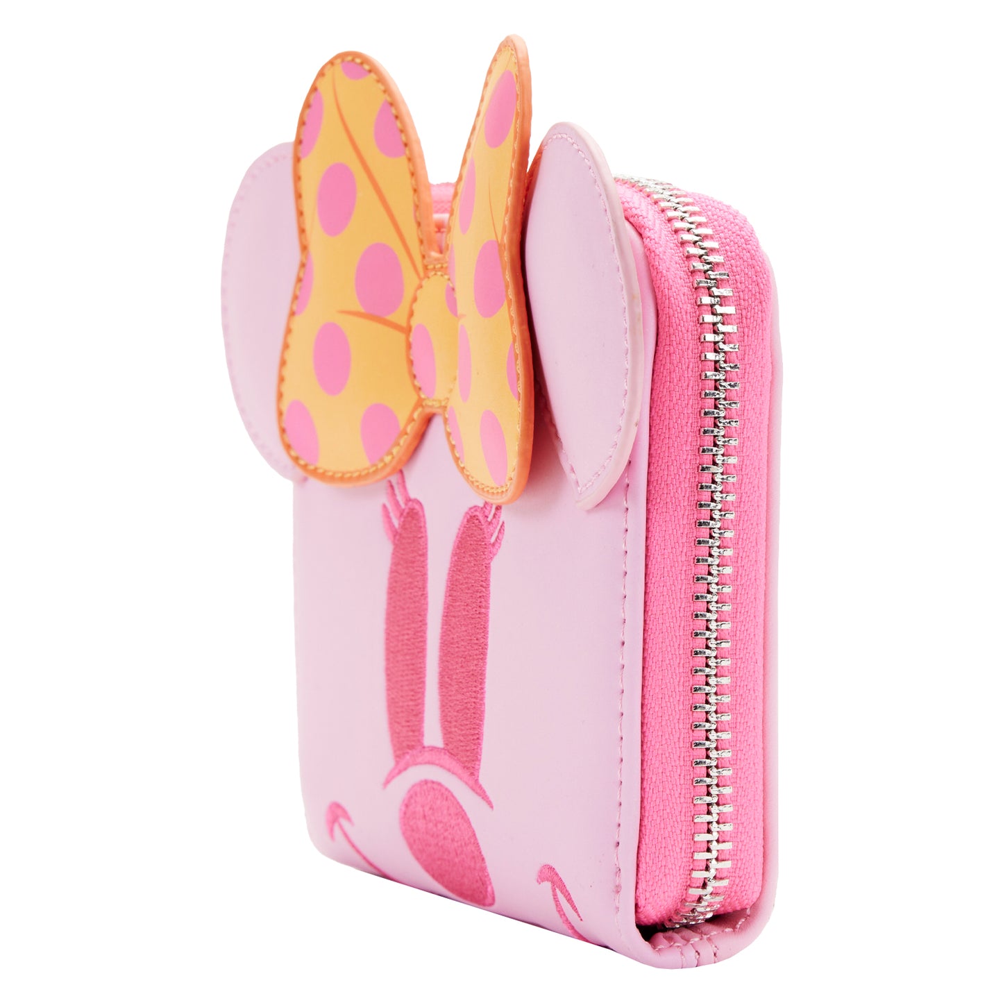 Loungefly Disney Pastel Ghost Minnie Glow in the Dark Zip-Around Wallet