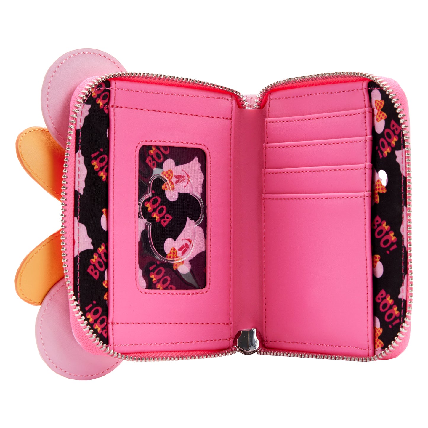 Loungefly Disney Pastel Ghost Minnie Glow in the Dark Zip-Around Wallet