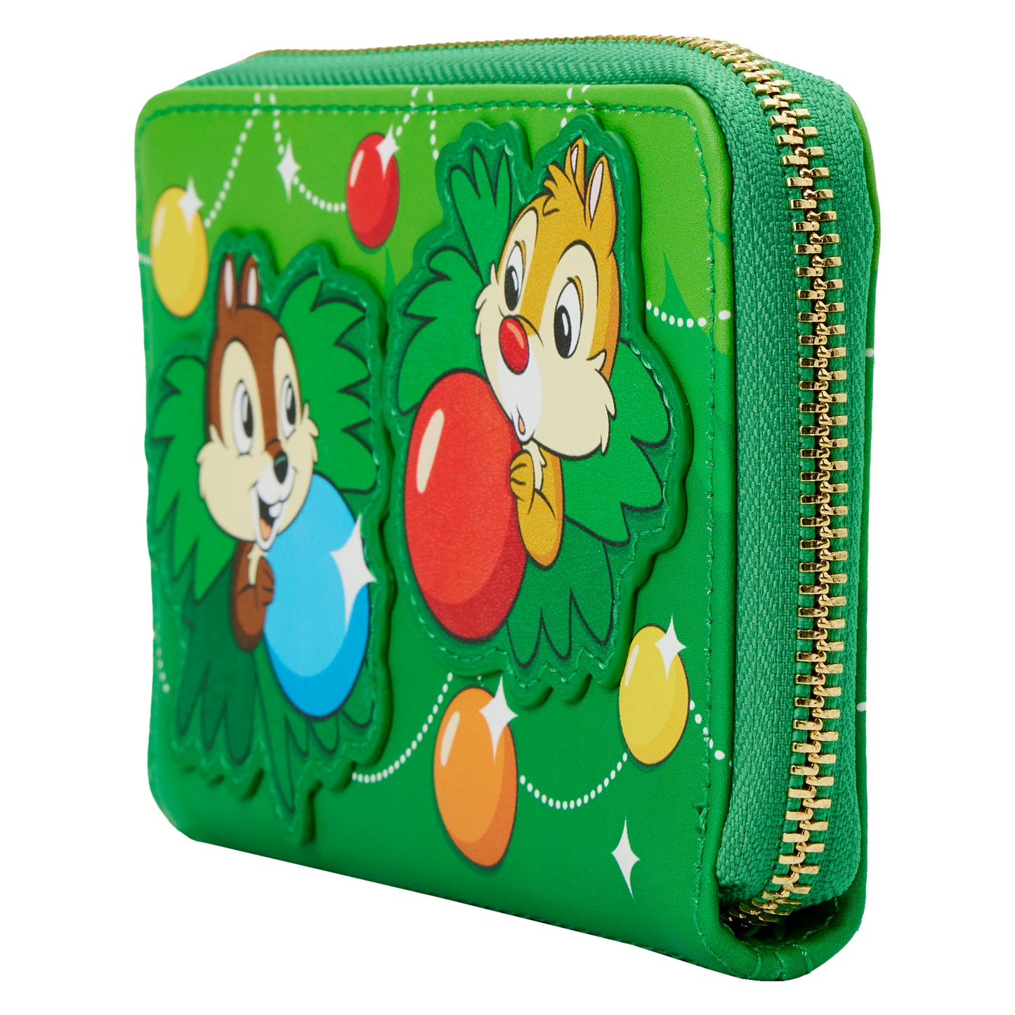 Loungefly Disney Chip And Dale Ornaments Zip-Around Wallet