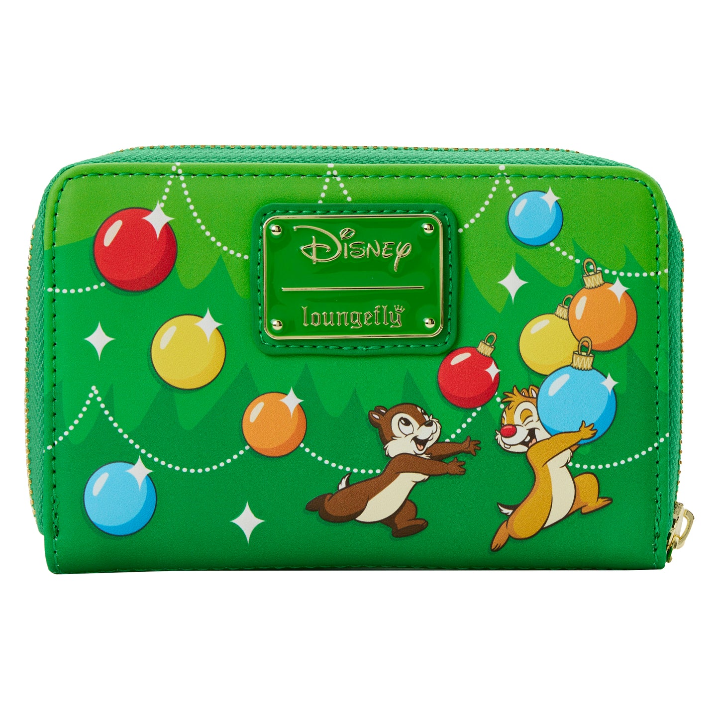 Loungefly Disney Chip And Dale Ornaments Zip-Around Wallet