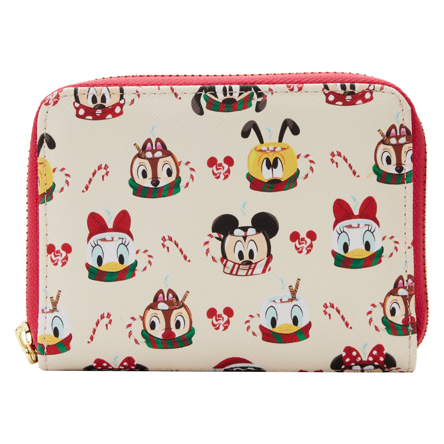Loungefly Disney Hot Cocoa Mugs AOP Zip-Around Wallet