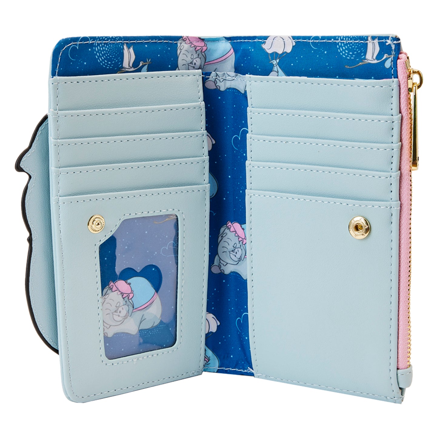 Loungefly Disney Dumbo Mrs. Jumbo Cradle Flap Wallet